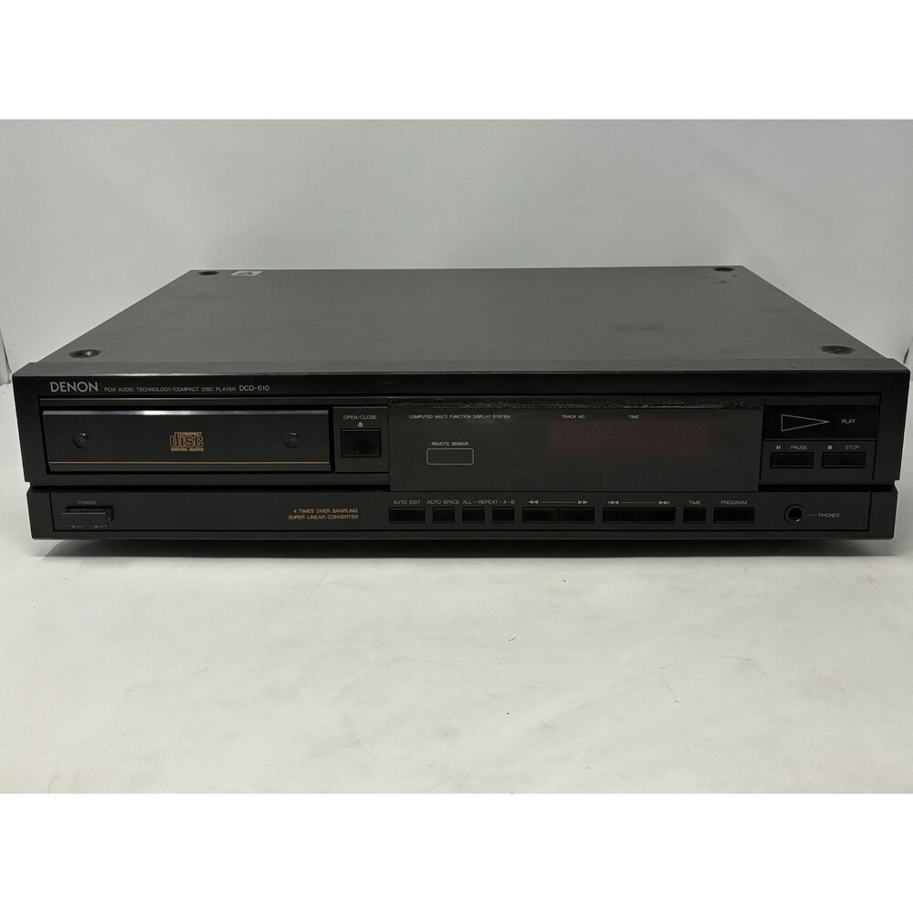 Tested Vintage Denon DCD-610 Single Deck CD Player Japan Works Audiophile Grade